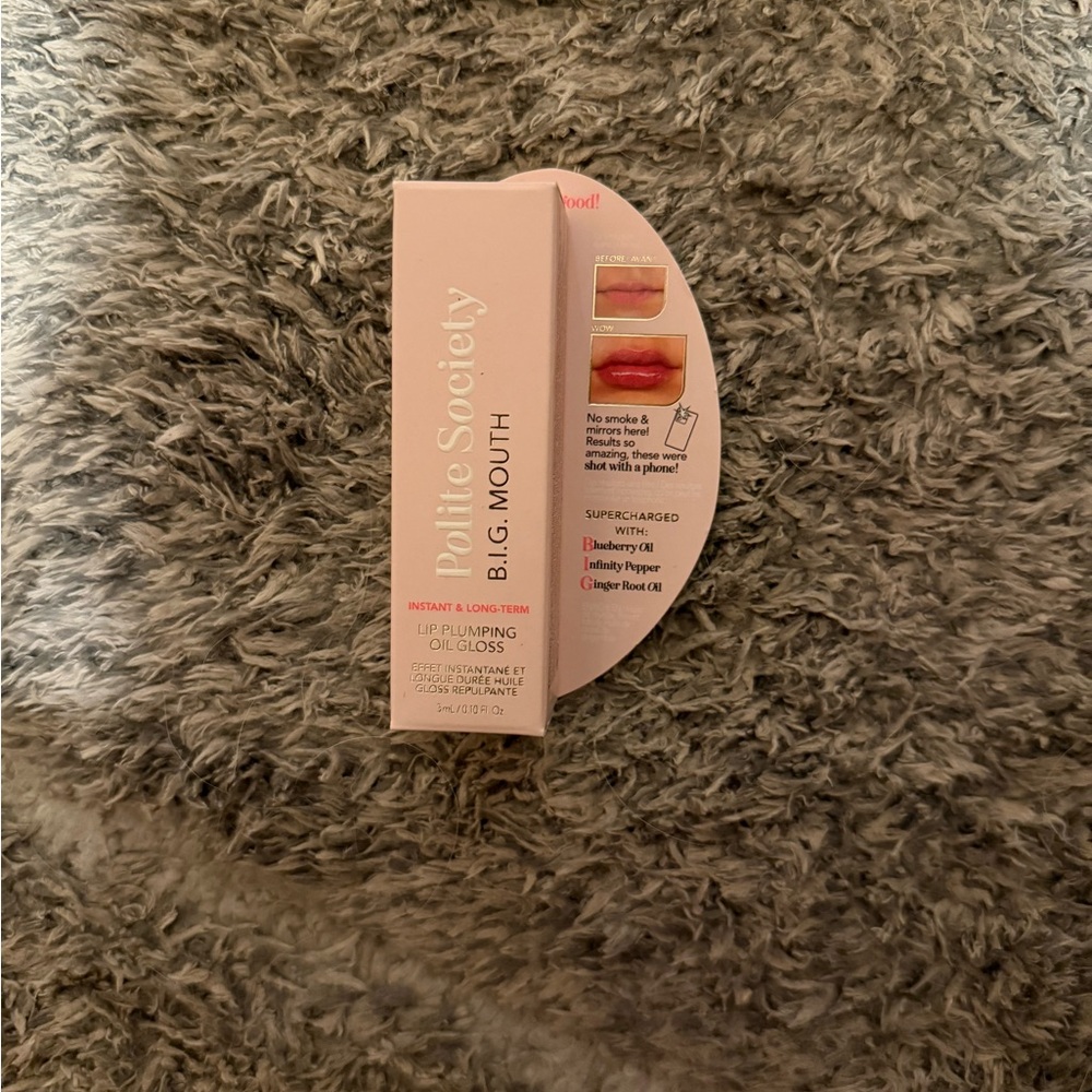 Polite Society B.I.G Mouth Lip Plumping Oil